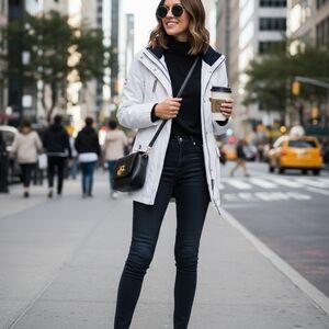 Tommy Hilfiger White Ski Jacket